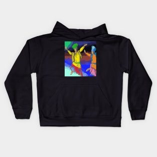 Bhangra poster Kids Hoodie